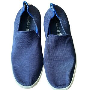 Rothy's The Slip on Navy Anchor shoes